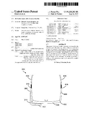 US Patent 9,128,283 Bl: Dynamically adjusting a tension of at least a portion of
a frame of wearable computing device (Google, Inc)