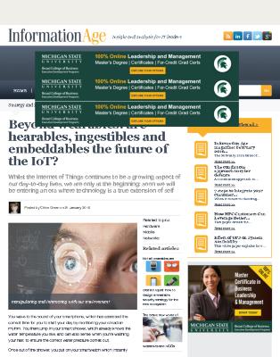 Beyond Wearables: Are Hearables, Ingestibles, and Embeddables the future of the IoT?