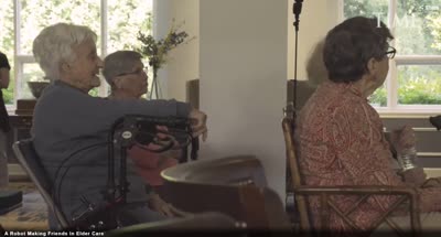 A Robot Making Friends in Eldercare