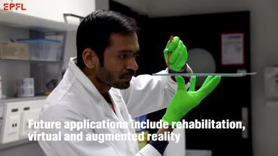 Artificial skin could help rehabilitation and enhance virtual reality (video)