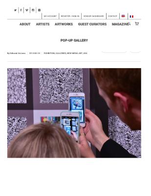 Now You See It…”, Mixed Reality and Augmented Reality Art Exhibition at the Boston Cyberarts.
