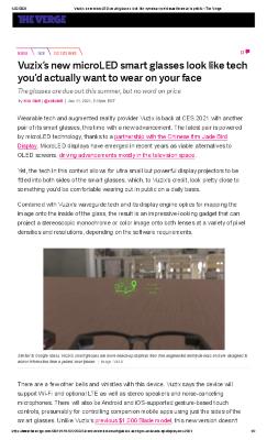 Vuzix’s new microLED smart glasses look like tech you’d actually want to wear on your face