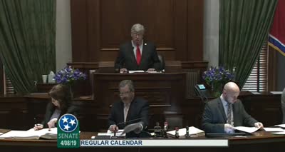 Tennessee Senate Session - 24th Legislative Day