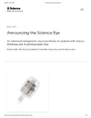 Announcing the Science Eye